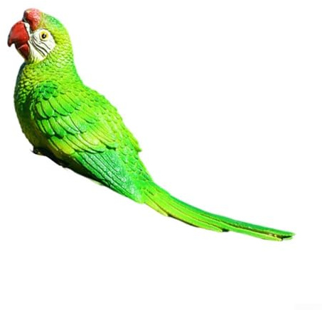 Papageien-Gartendekoration – Wandmontage, Kunstharz zum Aufhängen an Bäumen oder Wänden