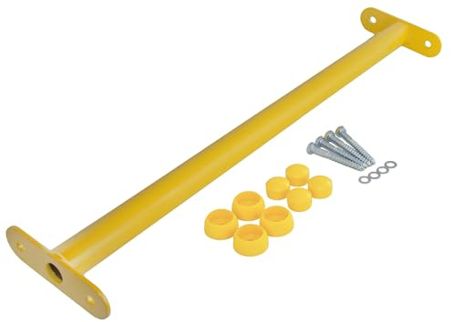4iQ Reck-/Kletterstangen 5er-Set Stahl 60 cm Ø32mm Gelb 100kg | Steel (pulverbeschichtet)