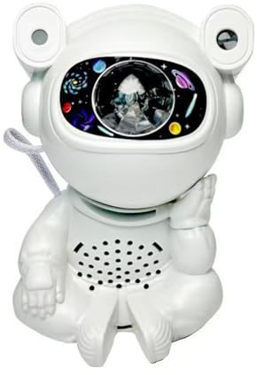 Xnuiasqe Proyector de Galaxia con Astronauta y Luz de Estrellas con Control Remoto, Lámpara Luna para Decoración de Dormitorio, Lámpara de Nebulosa LED para Niños, Regalo Ideal.