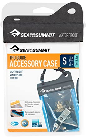 Sea to Summit Waterproof TPU Accessory Case, Small (5 x 4 inches), Black