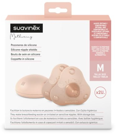 Suavinex 3304105 - Brustwarzenschutz 2er Pack/transparent