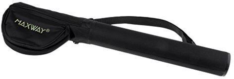 Sharplace Ruttenfutteral Rutentasche Fliegenrute Organizer 600D Wasserdichtes 60cm