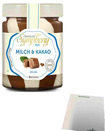 Brinkers Chocolate Symphony No 4 Mousse Milch & Schokolade (210g Glas) + usy Block