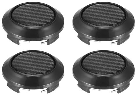 4 Stück Radnabenkappen Nabendeckel für VW T ROC Crossover R Line Cabriolet, Radkappen-Set, Radnaben-Mittelabdeckungen Radmutterkappen Dekoration Zubehör,Style B-60MM