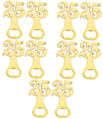 10 Pezzi cavatappi digitale bomboniere per feste di matrimonio strumento di apertura della birra apribottiglie di soda elegant birre birra strumenti aperti apribottiglie per birra Amosfun