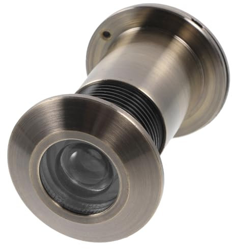 Holibanna Türspion 26mm Mit Sichtschutz Ersatzabdeckung Aus Zinklegierung Glaslinse Mit Abdeckung Weitwinkel Türspion Für Haustür Und Hotels