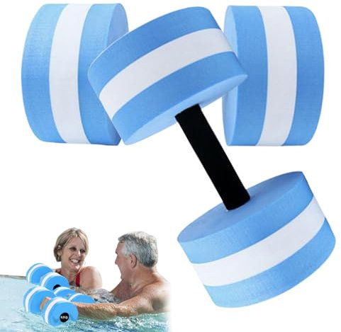 Haltères à eau – Haltères pour piscine – 2 ensembles d'entraînement haute densité, équipement d'exercice aquatique pour homme et femme