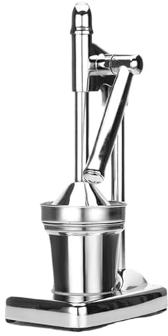 Pressa manuale per spremiagrumi, pressa per frutta in acciaio inossidabile, macchina per succhi di frutta da banco resistente per cucina domestica, facile da pulire