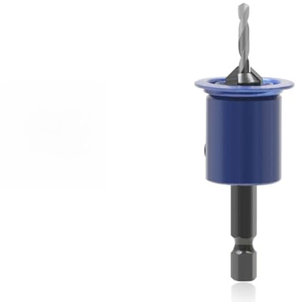 Hex Shank Countersink Drill Bit with Depth Stop & Bearing | 8x2.8mm | for Flush Screw Installation & Paint-Friendly Drilling