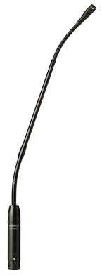 Shure Microflex MX412SE/C Cardioid Condenser Microphone, 12 Gooseneck with In-Line Preamp, Shock & Flange Mount, 10' Side- (or Bottom-) Exit Cable, Snap-Fit Foam Windscreen