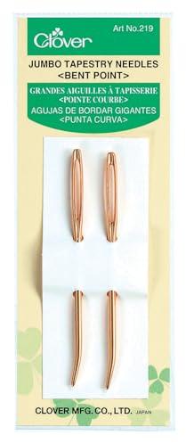 Clover Jumbo Tapestry Needles Bent Point 2 Pack