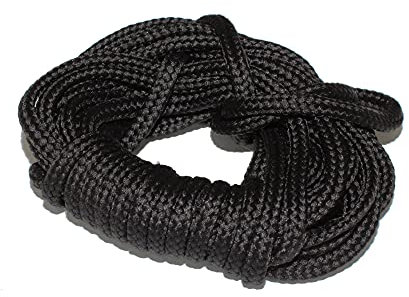 dalipo 33002 - Kordeln, Schnur 4mm, schwarz