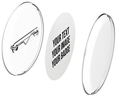 Faire ses badges personnalisés 30mm, avec épingle sans machine (lot de 50) et avec papier à imprimer