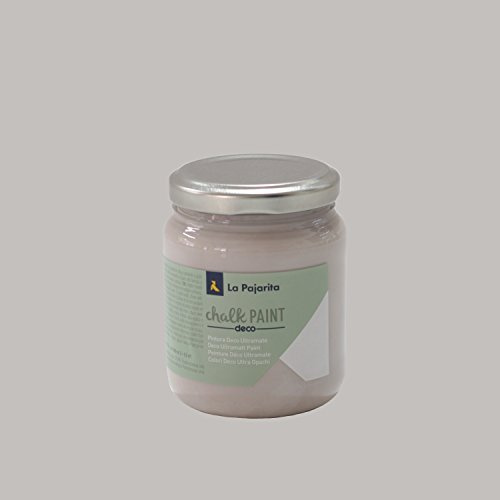 La Pajarita 128237 Pintura para Decoración y DIY, Chalk, 1, Gris (Smooth Grey)