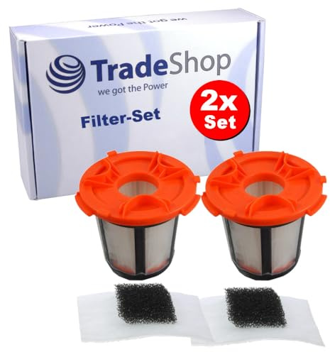 2 x 3-i-1 filterset/dammsugarfilter/hepafilter/filterpatron för AEG Viva Flash AE 7340 7345 7380 Tornado TO 7325 7329 7330 dammsugare