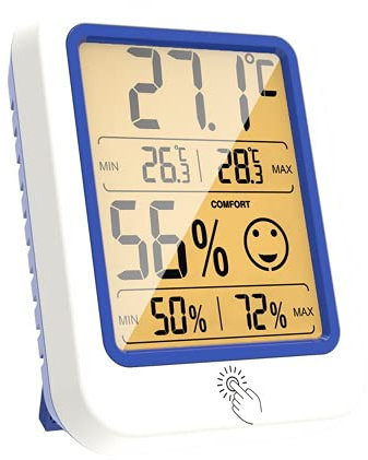 DollaTek LCD Electrónico Digital Temperatura Medidor de Humedad Medidor Termómetro Higrómetro Retroiluminación Inicio Estación Meteorológica Interior