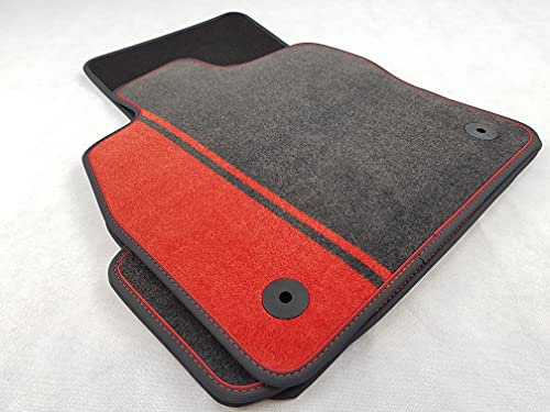 Lengenfelder Fumatten fr VW Golf 7 VII GTI GTD Druck ROT NEU