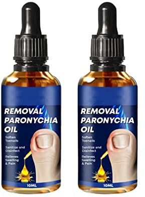 2PCS German ToenailCare Öl zur Entfernung von Paronychien, Nagelpflege und Behandlung, Nagelpflege für gesunde Fuß und Hand, Nagelpflegeöl, Nagelpflege pflegend, Einwachsen Zehennagel Behandlung Öl