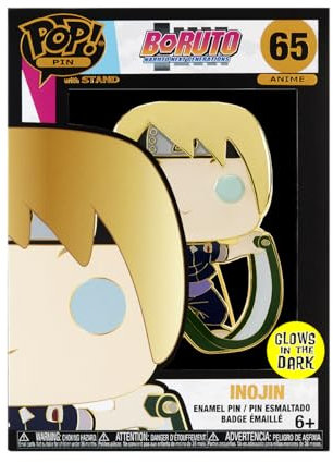 Funko Large Pop Enamel Pin Boruto Next Generations Inojin Boruto Naruto Next Generations Spille Smaltate Spilla da Collezione Carina per gli Zaini & Borse Idea Regalo Anime Fans
