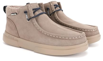 WALK IN PITAS | GARDA | Bottes pour femmes | Bottine | Chaussures D'hiver | Bottines | Botte D'hiver | Chaussure sans lacets | Chaussures Walkinpitas | Taupe 40