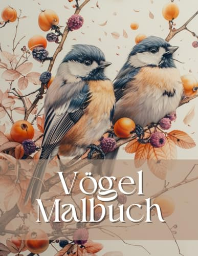 Vögel Malbuch: Das Ausmalheft mit schönen Vögeln für Kinder und Erwachsene