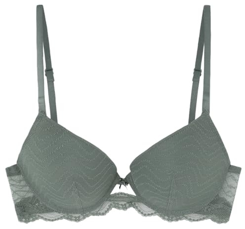 Women'secret Reggiseno Push up, Verde Oliva, 90B, Kaki, 3B