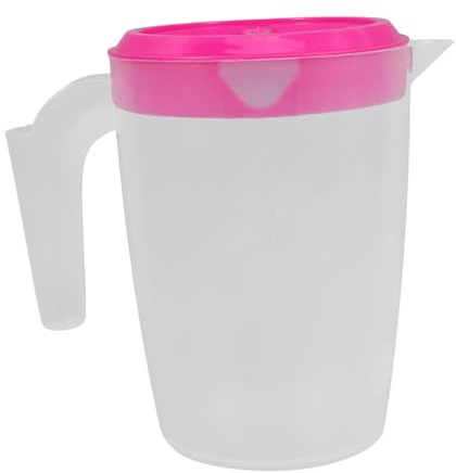 Alipis Jarra De Plástico Para Bebidas De 1l Tapa Jarra Para y Té Helado Hogar Adecuado Para Refrigerador