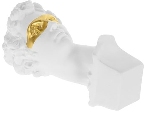 SEWACC Klassische Kleine Büste Resin Imitation Figurine Für Kunst Dekoration Und Skizzieren Perfektes Für Kunstliebhaber Und Stilvolle Wohnräume
