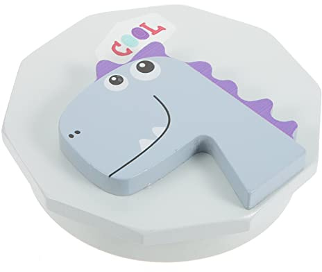 Holz Zahnbehälter zur Aufbewahrung von Babyzähnen für Kinder | Babyzahnbox als Geschenk, für Milchzähne und Haarsträhnen, Cartoon Motiv