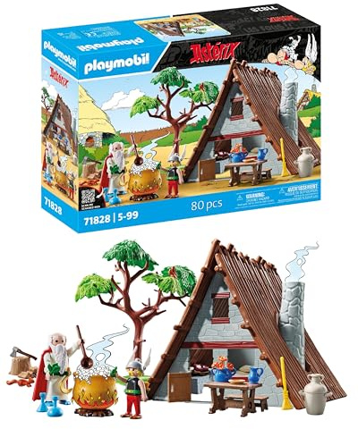 PLAYMOBIL Asterix Haus | Asterix und Obelix | Abenteuer Spielzeug für Kinder ab 5 Jahren | 71828