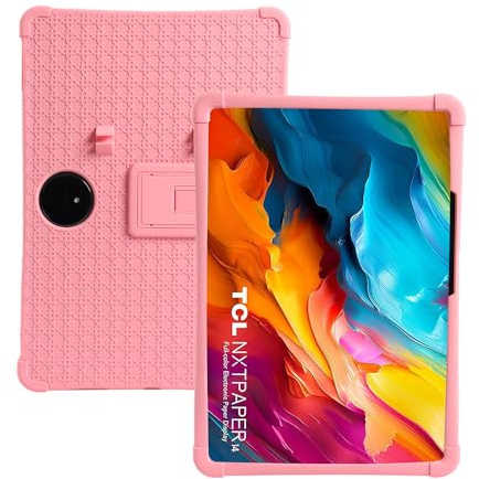 Schutzhülle für TCL NXTPAPER 14 36,3 cm (14,3 Zoll) 9491G/T Tablet, stoßfest, mit Bleistift, vollständiger Schutz (TCL 9194G/T 14.3 Pink)