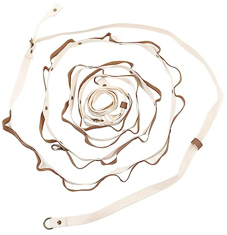 Borde à Linge de Camping | Réglable 22 - Sangle de Stockage en Boucle pour tentes/pêche/Voyage | Soleil - Proof & Sturdy PP Matériau | Système de Suspension à Usage Multiple