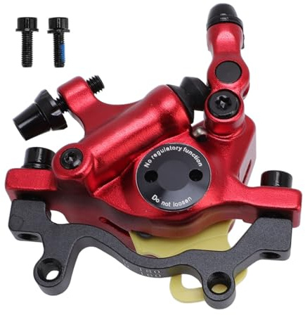 Alomejor Calibración de Freno de Disco, Scooters Eléctricos Aleación Fuerte Dispositivo de Disco de Alimentación de Frenado para Reemplazo M365 (Rojo)