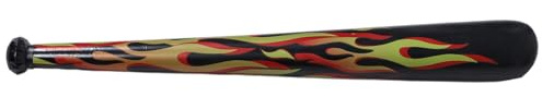 Toddmomy Aufblasbarer Baseballschläger mit Flammeneffekt PVC Spielzeug für Sportpartys Familienaktivitäten Leicht Tragbar und Vielseitig Einsetzbar