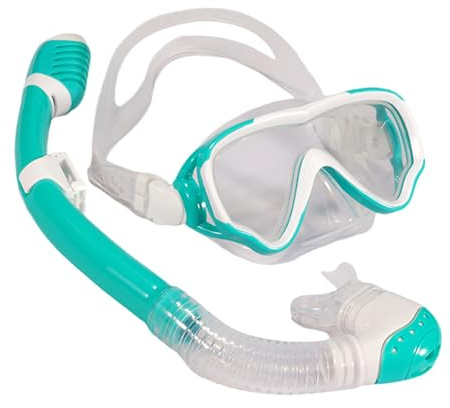 AMISENK 2. Gafas de buceo para niños, equipo de esnórquel y esnórquel para piscina o bajo el agua para niños y niñas