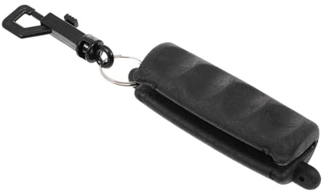 DIYEAH Silicone Arrow Puller Keychain for Compound Bow Archery, Hand-saving Arrow Removing Tool with Target Protector, Lightweight Black for Outdoor Hunting