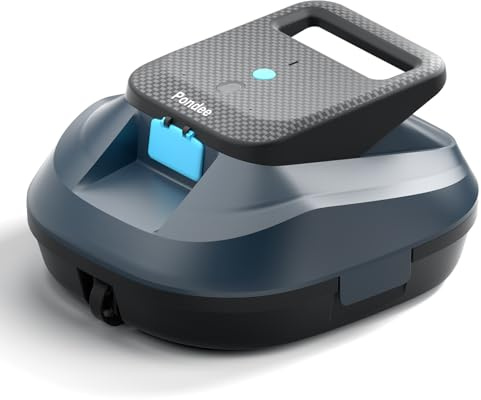 (2026 Neu) Pondee X2 Poolroboter Akku mit 200 Min Laufzeit, Kabelloser Poolsauger, Auto-Parkfunktion, 3.3 h Schnellladung, für Aufstellpools & Ebene eingelassene Pools bis 120m²