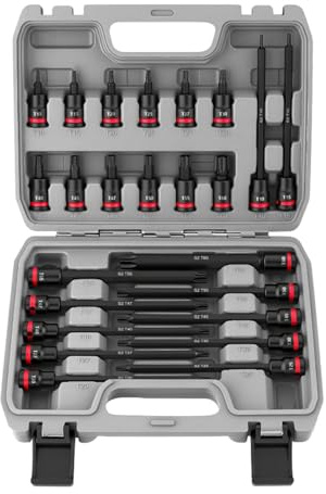 Socket Adapter Bit Drill Bit Reinforced Nut Driver Set 3 / 8inch Drive for Electric Drills Screw Driver Power Tool Offset Extension Wrench