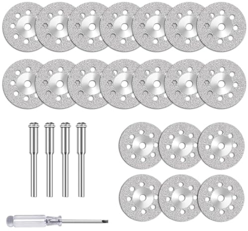 25 unidades disco diamante herramienta giratoria multifunción mini trunner azulejo