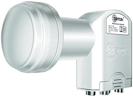 Opticum LQP 04 H Quad LNB (geeignet für Satelliten-Receiver)