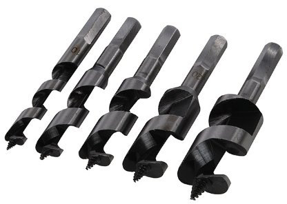 Silverline Stubby Holz Schlangenbohrer Set 5pce 10 25 mm 633685