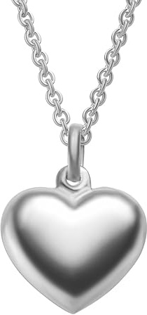 Amoonìc Herzkette Silber 925, Kette Damen Echt Echtsilber Herzanhänger | Herzchenkette Halskette Herz Anhänger Ich liebe Dich Frau Frauen Freundin Schmuck Geschenk für Sie