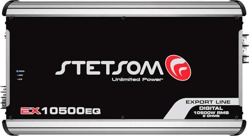 Stetsom EX 10500 EQ 1 Ohm Class D Full Range Mono Amplifier