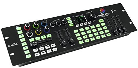 Eurolite DMX LED Color Chief Controller | DMX-Lichtpult mit innovativer Steuerung für LED-Scheinwerfer