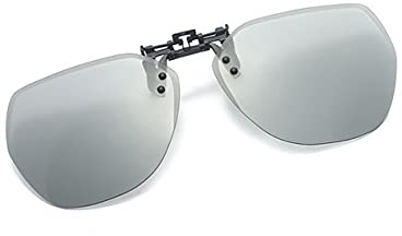 Flydo Polarisierte Sonnenbrille Clip für Brillenträger-Stil Sonnenbrille flip up aufsatz brillenträger im Freien/Fahren/Angeln-Anti-UV