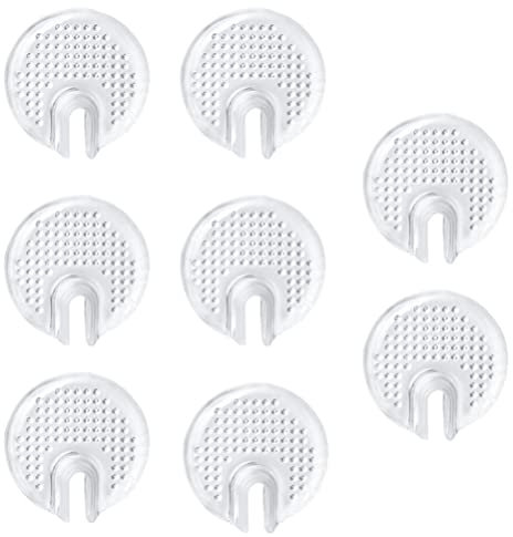 Lurrose 4paare Flip-flop-fußpolster Für Damen-hausschuhe Rutschfeste Vorderfußmatten Einfache Flip-flop-pads Aus Hochwertigen Materialien