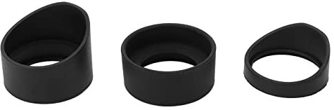 Zunate 3pcs 33mm Mikroskop Okular Augenmuscheln Augenschutz Weichgummi 32-35mm Okularabdeckungen Augenschutz für AmScope SW SM ZM Mikroskop