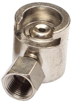 Grease Nipple Coupler, 5A 220V Flat Mouth Hexagon Ended Slide on Grease Gun Connector for Most Grease Gun - 22mm