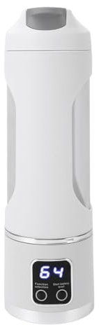 Frullatore a Immersione Personale Portatile, Piccola Bottiglia per Frullatore per Succhi a Prova di Perdite 450 Ml USB Ricaricabile Potente Prestazione di Miscelazione Frullatore