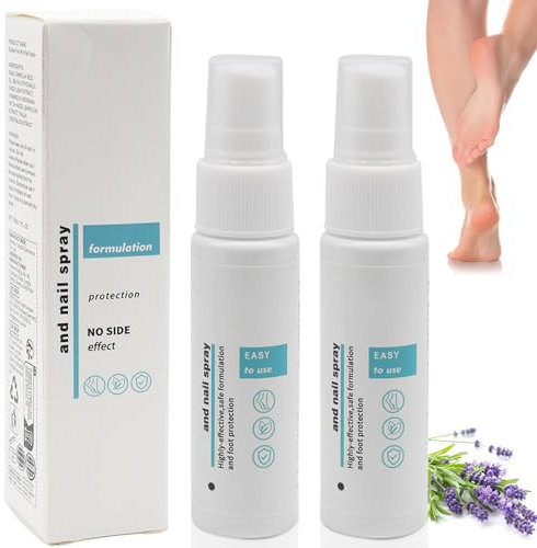 Foot and Nail Spray, 2 pz Foot and Nail Spray, Spray fungo per unghie dei piedi, spray per la riparazione delle unghie, lotta contro gli odori, Foot Spray Nail Repair Odor, prodotti per la cura dei